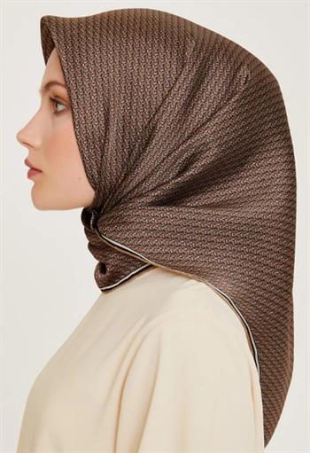 Armine İpek Eşarp 2025 Kış - 9250-80 Bakır Twill