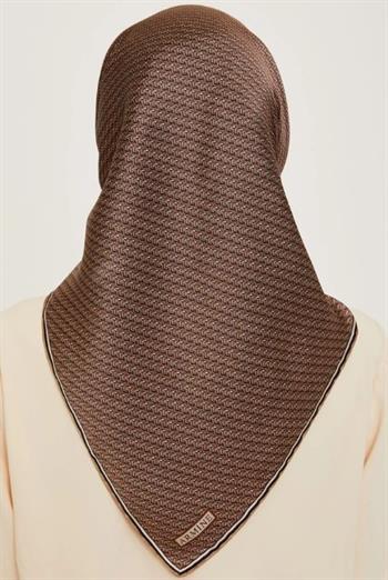 Armine İpek Eşarp 2025 Kış - 9250-80 Bakır Twill