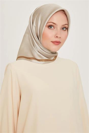 Armine İpek Eşarp 2025 Kış - 9261-04 Taş Twill
