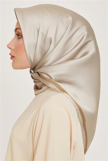Armine İpek Eşarp 2025 Kış - 9261-04 Taş Twill