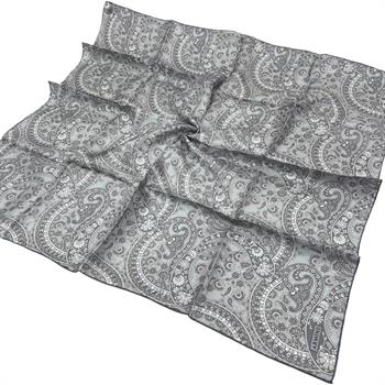 Armine İpek Eşarp 2025 Yaz - 9304-02 Gri Twill