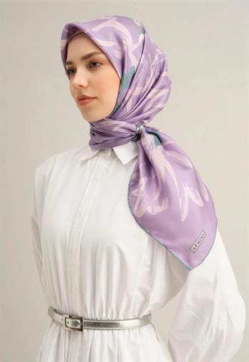 Armine İpek Eşarp 2025 Yaz - 9312-58 Pembe Sura