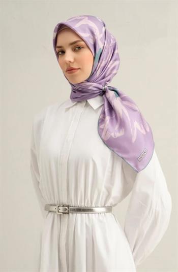 Armine İpek Eşarp 2025 Yaz - 9312-58 Pembe Sura