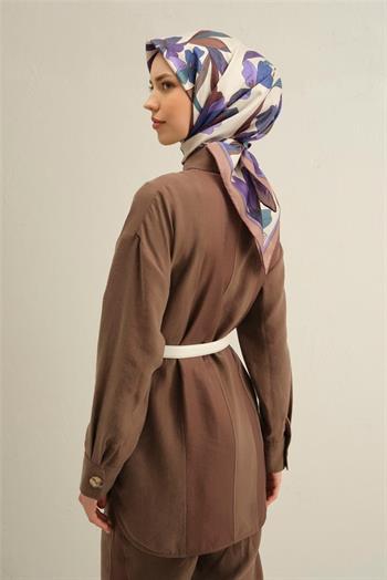 Armine İpek Eşarp 2025 Yaz - 9312-81 Taş Twill