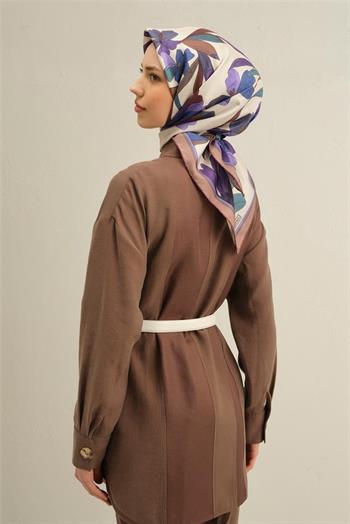 Armine İpek Eşarp 2025 Yaz - 9312-81 Taş Twill