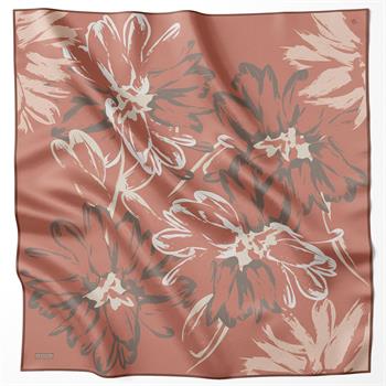 Armine İpek Eşarp 2025 Yaz - 9322-55 Taba Twill