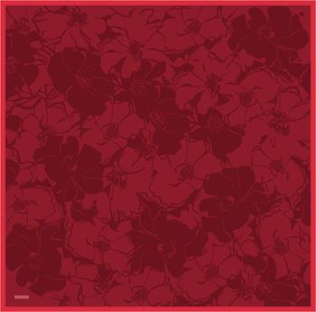 Armine İpek Eşarp 2025 Yaz - 9344-38 Kırmızı Bordo Twill