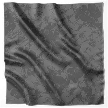 Armine İpek Eşarp 2025 Yaz - 9344-46 Füme Twill