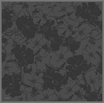 Armine İpek Eşarp 2025 Yaz - 9344-46 Füme Twill