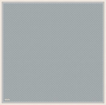 Armine İpek Eşarp 2025 Yaz - 9345-82 Metalik Mavi Twill