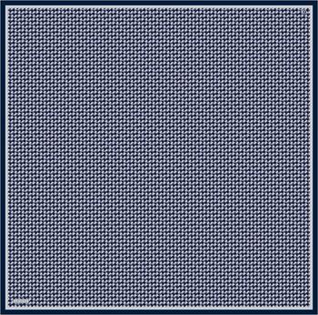 Armine İpek Eşarp 2026 Kış - 9417-03 Lacivert Gri Twill