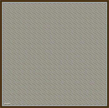 Armine İpek Eşarp 2026 Kış - 9417-81 Metalik Mavi Kahverengi Twill
