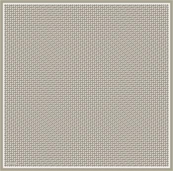 Armine İpek Eşarp 2026 Kış - 9417-85 Yağ Yeşili Bej Twill