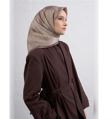 Armine İpek Eşarp 2026 Kış - 9428-37 Vizon Sura