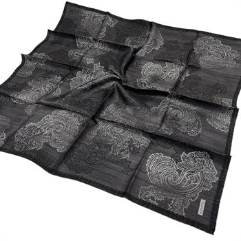 Armine İpek Eşarp 2026 Kış - 9428-52 Füme Siyah Twill
