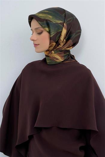 Armine İpek Eşarp 2026 Yaz - 9506-07 Acı Kahve Sura
