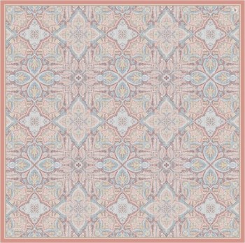 Armine İpek Eşarp 2026 Yaz - 9540-36 Turuncu Twill