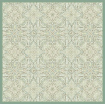 Armine İpek Eşarp 2026 Yaz - 9540-54 Yeşil Twill