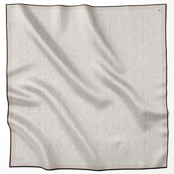 Armine İpek Eşarp 2027 Kış - 9601-02 Ekru Gri Twill
