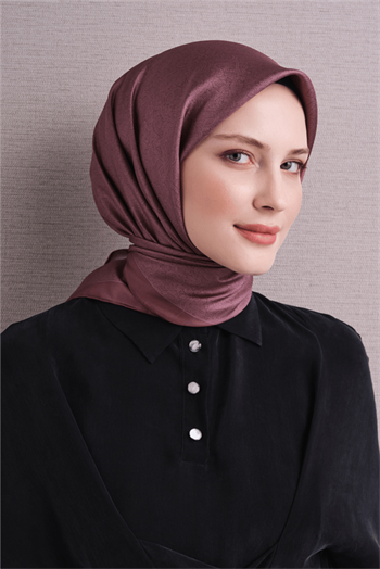 Armine İpek Eşarp 2027 Kış - 9601-04 Gül Kurusu Twill
