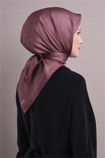 Armine İpek Eşarp 2027 Kış - 9601-04 Gül Kurusu Twill