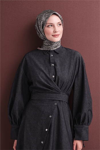 Armine İpek Eşarp 2027 Kış - 9609-08 Vizon Twill