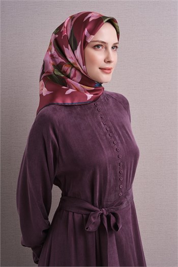 Armine İpek Eşarp 2027 Kış - 9620-01 Gül Kurusu Twill