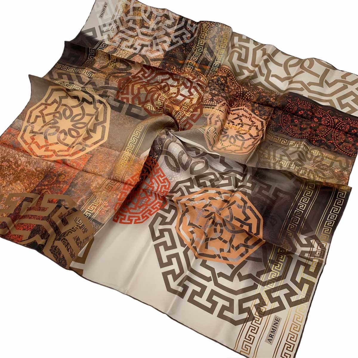 Armine İpek Eşarp Nostalji - 8245-01 Twill