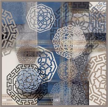 Armine İpek Eşarp Nostalji - 8245-09 Mavi Gri Twill