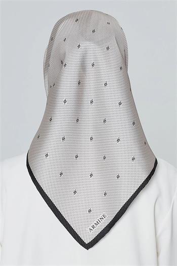 Armine İpek Eşarp Nostalji - 8259-83 Açık Taş Twill