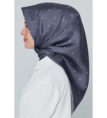 Armine İpek Eşarp Nostalji - 8259-88 Antrasit Twill