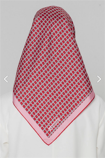 Armine İpek Eşarp Nostalji - 8401-80 Pembe Twill