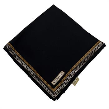 Armine İpek Eşarp Nostalji - 8432-31 Siyah Twill