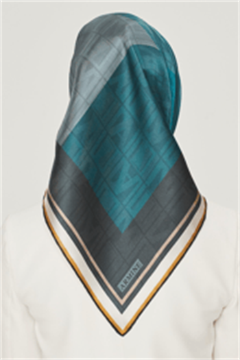 Armine İpek Eşarp Nostalji - 8516-83 Petrol Yeşili Twill