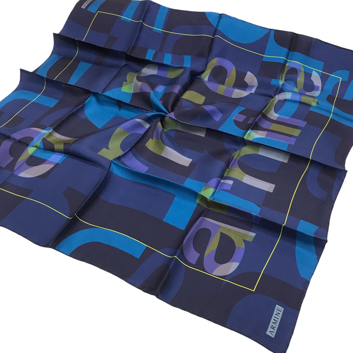 Armine İpek Eşarp Nostalji - 8526-09 Lacivert Twill