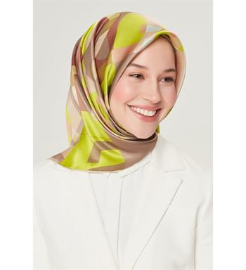 Armine İpek Eşarp Nostalji - 8526-25 Fıstık Twill