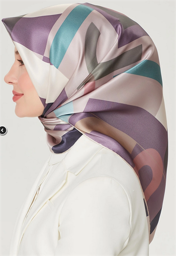 Armine İpek Eşarp Nostalji - 8526-39 Gül Kurusu Twill