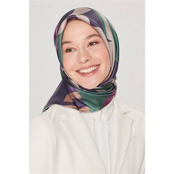Armine İpek Eşarp Nostalji - 8526-86 Zümrüt Twill
