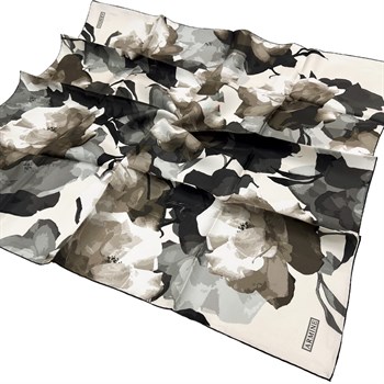 Armine İpek Eşarp Nostalji - 8534-86 Krem Twill