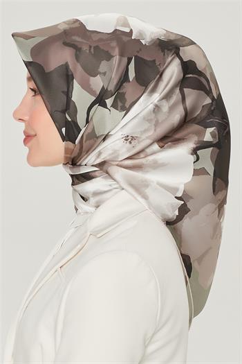 Armine İpek Eşarp Nostalji - 8534-88 Açık Çağla Twill