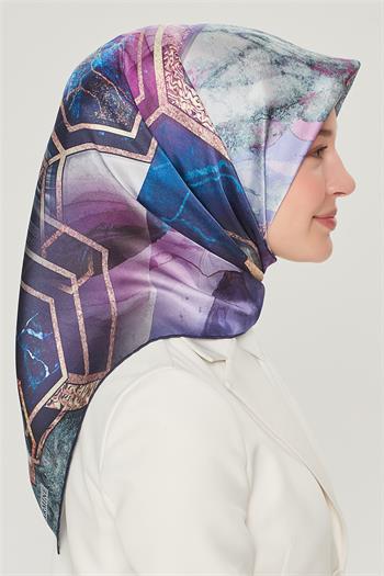 Armine İpek Eşarp Nostalji - 8540-09 Mor Sura