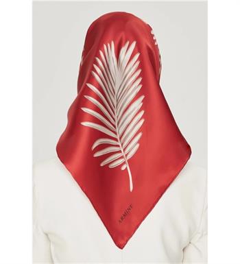 Armine İpek Eşarp Nostalji - 8548-93 Bordo Twill