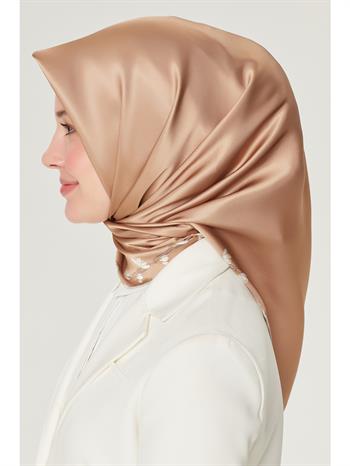 Armine İpek Eşarp Nostalji - 8553-88 Gold Twill