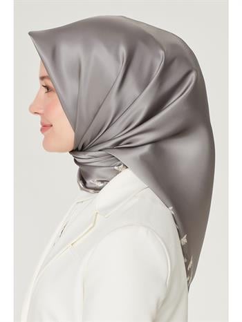 Armine İpek Eşarp Nostalji - 8553-89 Gri Twill