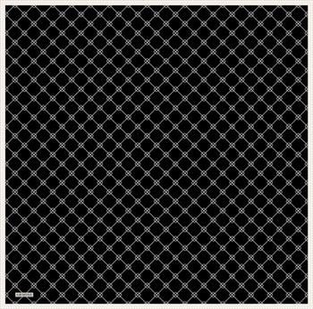 Armine İpek Eşarp Nostalji - 8555-14 Siyah Beyaz Sura