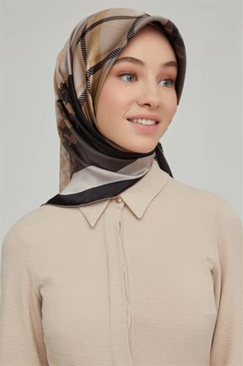Armine İpek Eşarp Nostalji - 8620-08 Vizon Twill