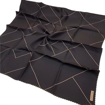 Armine İpek Eşarp Nostalji - 8655-01 Siyah Vizon Twill
