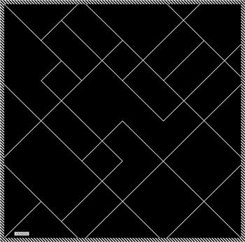 Armine İpek Eşarp Nostalji - 8655-02 Siyah Taş Twill