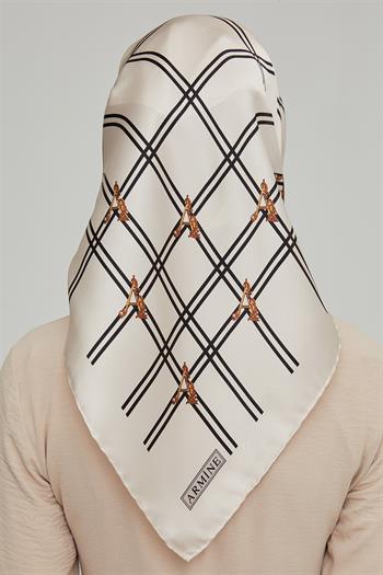 Armine İpek Eşarp Nostalji - 8656-04 Twill