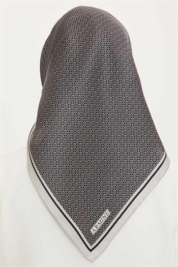 Armine İpek Eşarp Nostalji - 8733-12 Gri Twill